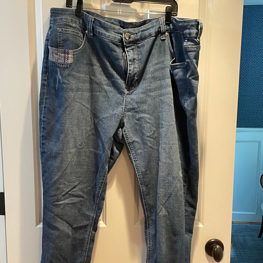Melissa McCarthy Seven7 Cropped Jeans 24W